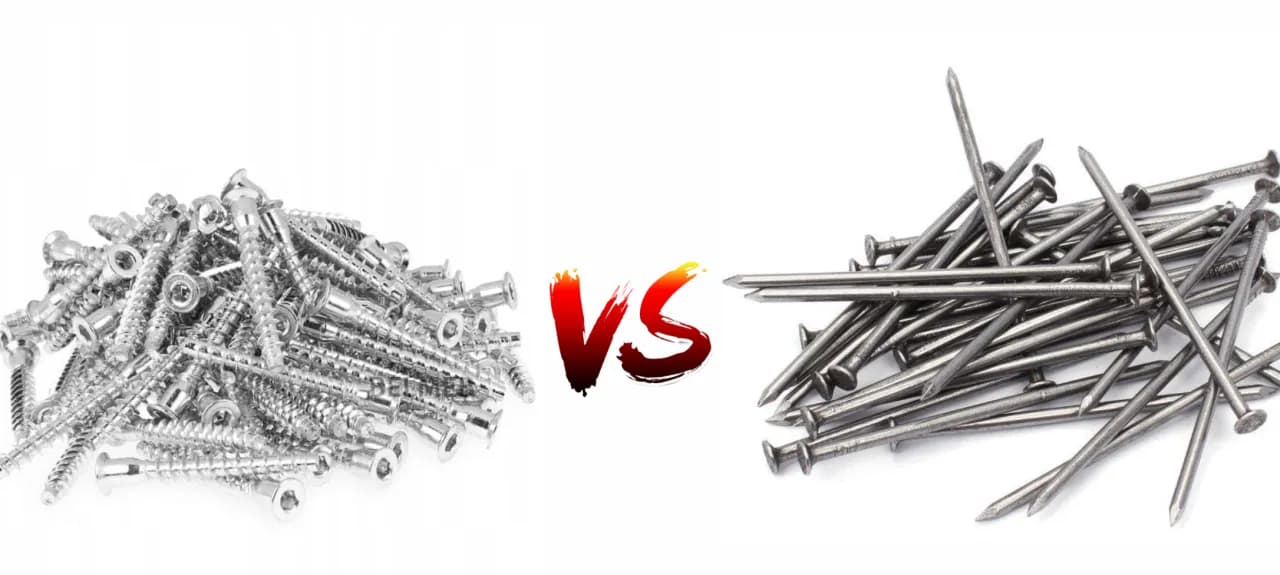 Gwoździe czy wkręty do łat: co wybrać, aby uniknąć błędów w budowie