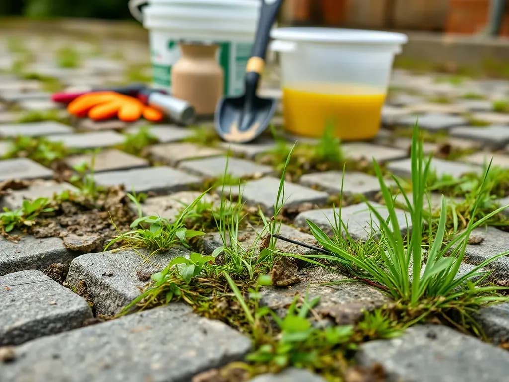 Skuteczne sposoby na usunięcie trawy z kostki brukowej bez wysiłku